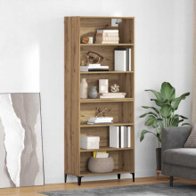 Berkfield Highboard Artisan Oak 69.5 x 34 x 180 cm Engineered Wood