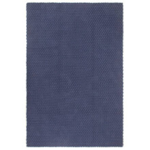 Berkfield Rug Rectangular Navy Blue 160x230 cm Cotton