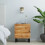 Berkfield Bedside Cabinet 40x33x46 cm Solid Wood Acacia 1