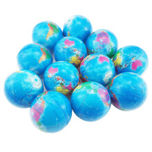 12 Globe Stress Balls Set with Realistic Earth Design for Stress Relief Grip and Fun