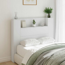 Berkfield Headboard White 120 x 16.5 x 103.5 cm Engineered Wood