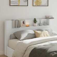 Berkfield Headboard White 180 x 16.5 x 103.5 cm Engineered Wood