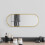 Berkfield Wall Mirror Gold 50x20 cm Oval 1