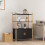 Berkfield Highboard Black 80x40x121 cm Engineered Wood 1