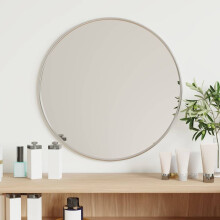 Berkfield Wall Mirror Silver ò 40 cm Round