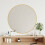 Berkfield Wall Mirror Gold ò 60 cm Round 1