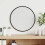 Berkfield Wall Mirror Black ò 30 cm Round 1