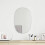 Berkfield Wall Mirror Silver 60x40 cm 1