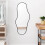 Berkfield Wall Mirror Black 100x45 cm 1