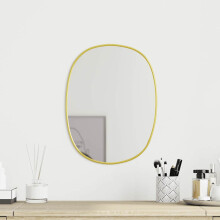 Berkfield Wall Mirror Gold 40x30 cm
