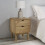 Berkfield Bedside Cabinet OTTA 45x39x57 cm Solid Wood Pine 1