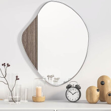 Berkfield Wall Mirror Silver 60x50 cm