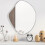 Berkfield Wall Mirror Silver 60x50 cm 1
