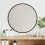 Berkfield Wall Mirror Black ò 40 cm Round 1