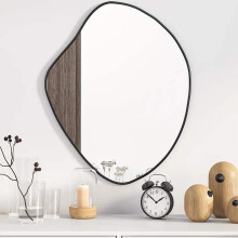 Berkfield Wall Mirror Black 60x50 cm