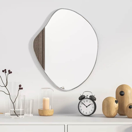 Berkfield Wall Mirror Silver 50x40 cm
