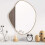 Berkfield Wall Mirror Gold 60x50 cm 1