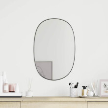 Berkfield Wall Mirror Black 60x40 cm
