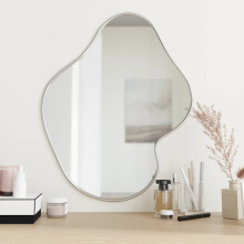 Berkfield Wall Mirror Silver 60x50 cm