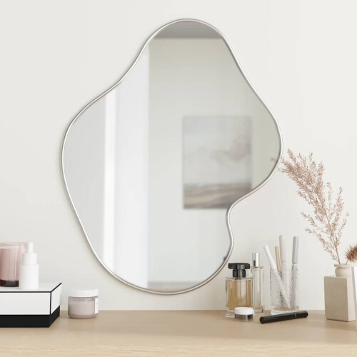 Berkfield Wall Mirror Silver 60x50 cm