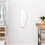 Berkfield Wall Mirror Silver 60x25 cm 1