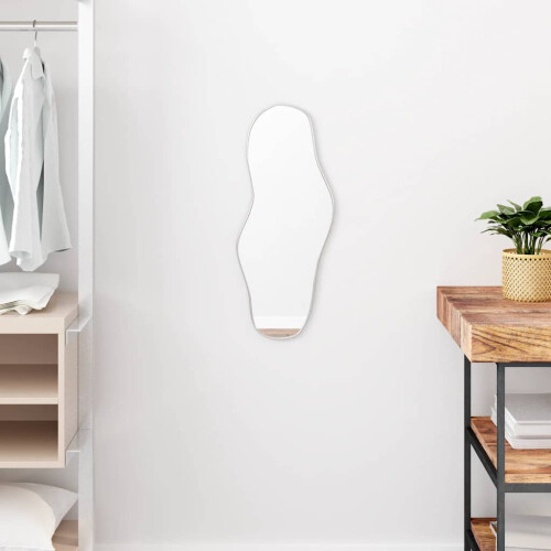 Berkfield Wall Mirror Silver 60x25 cm