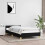 Berkfield Bed Frame without Mattress Black 90x190cm Single Fabric 1