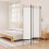 Berkfield 4-Panel Room Divider White 160x200 cm Fabric 1