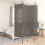 Berkfield 4-Panel Room Divider Anthracite 160x200 cm Fabric 1