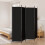 Berkfield 4-Panel Room Divider Black 200x200 cm Fabric 1