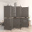Berkfield 6-Panel Room Divider Anthracite 300x180 cm Fabric 1