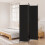 Berkfield 3-Panel Room Divider Black 150x220 cm Fabric 1