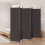Berkfield 5-Panel Room Divider Brown 250x200 cm Fabric 1