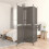 Berkfield 3-Panel Room Divider Anthracite 150x200 cm Fabric 1