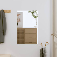 Berkfield Wall Mirror 40x60 cm Glass Rectangle