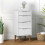 Berkfield Drawer Cabinet MOLDE White 40x35x82 cm Solid Wood Pine 1