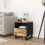 Berkfield Bedside Cabinet Solid Wood Reclaimed&Engineered Wood 1