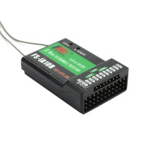 FSIA10B 10 Channel Receiver with Dual Antenna and Stable 2.4G Connection for RC Drone Airplane