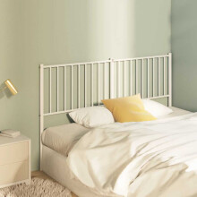 Berkfield Metal Replace Headboard White 160 cm