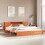 Berkfield Bed Frame with Storage Headboard with Headboard 2 pcs Wax Brown 1