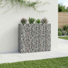Berkfield Gabion Raised Bed 2 pcs Silver 170 x 50 x 150 cm