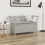 Berkfield Bench Grey 107x45x75.5 cm Solid Wood Fir 1