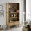 Berkfield Bookcase OTTA with 2 Drawers Brown Solid Wood Pine 1