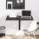 Berkfield Folding Wall Table Black 100x60x56 cm Engineered Wood 1