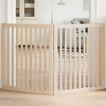 Berkfield Dog Gate Foldable 2 Panels 160 cm Poplar Wood