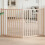 Berkfield Dog Gate Foldable 2 Panels 160 cm Solid Wood Fir 1