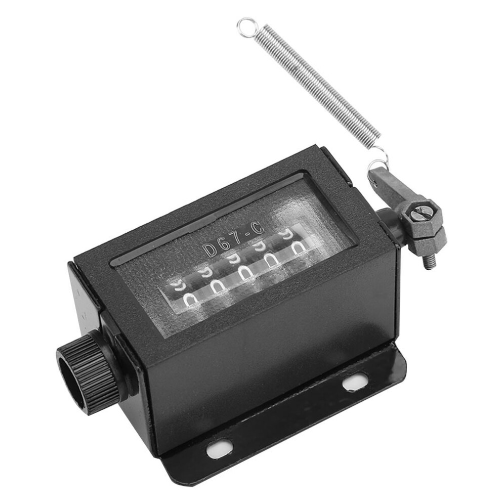 5-Digit Mechanical Pull Counter 0-99999, Silver 3731393820674