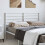 Berkfield Metal Replace Headboard White 150 cm 1