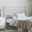 Berkfield Metal Replace Headboard White 100 cm 1
