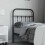 Berkfield Metal Replace Headboard Black 75 cm 1